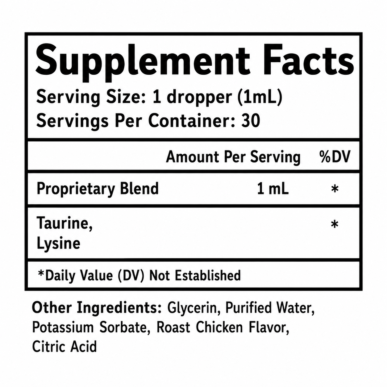 Taurine for Cats – 2 Pack - Cat Taurine Supplement for Heart Health, Vision Support & Overall Wellness, 60 Servings