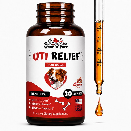 UTI Relief for Dogs – Dog Urinary Tract Support for Bladder Health, Urinary Comfort & Kidney Support, 30 Servings