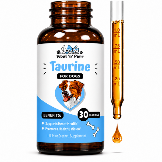 Taurine for Dogs – Dog Taurine Supplement for Heart Health, Vision Support & Overall Wellness, 30 Servings