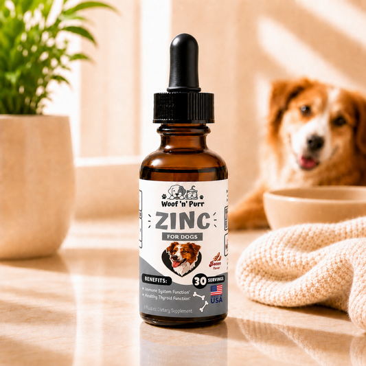 Zinc for Dogs – Immune & Thyroid Support | 30 Servings